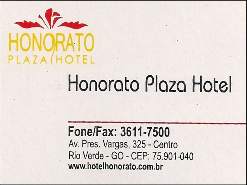 Logo de HONORATO PLAZA HOTEL