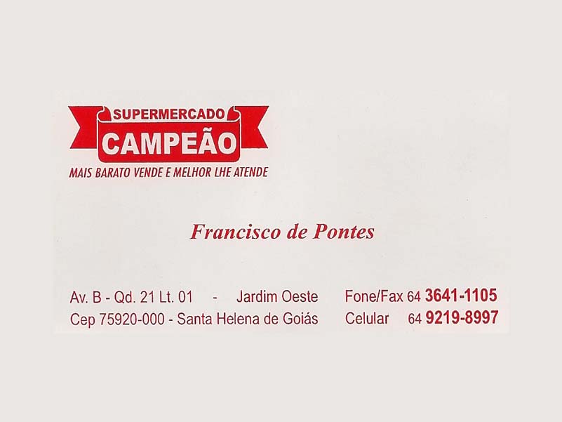 Logo de SUPERMERCADO CAMPEÃO