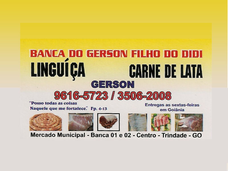 Logo de LINGUIÇA DO GERSON FILHO DO DIDI