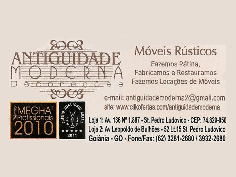 Logo de ANTIGUIDADE MODERNA DECORAÇÕES