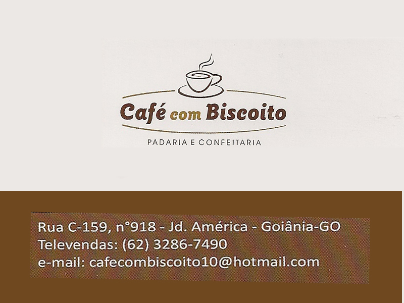 Logo de CAFÉ COM BISCOITO PADARIA E CONFEITARIA