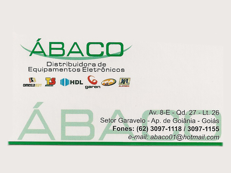Logo de ÁBACO DISTR. DE EQUIP. ELETRÔNICOS