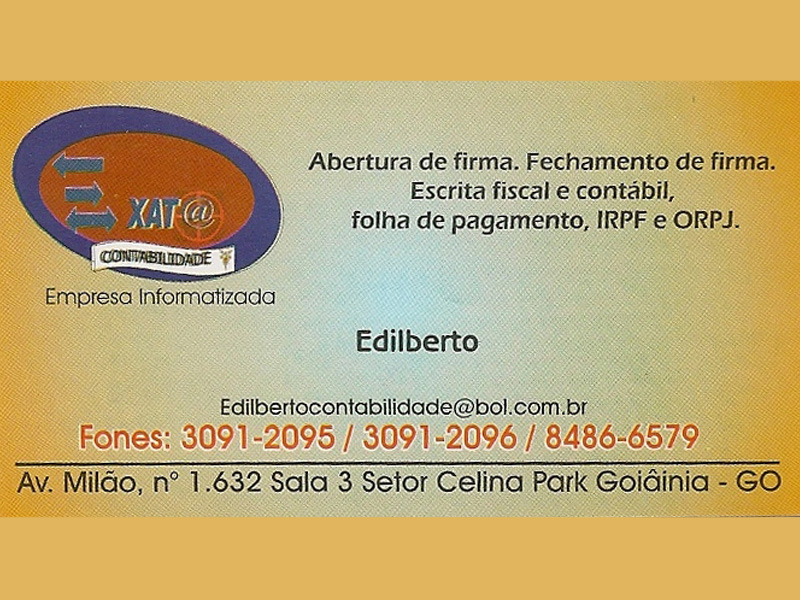 Logo de EXATA CONTABILIDADE