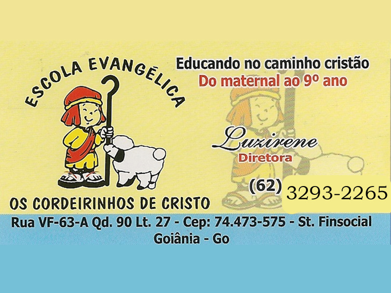 Logo de ESCOLA EVANGÉLICA OS CORDEIRINHOS DE CRISTO