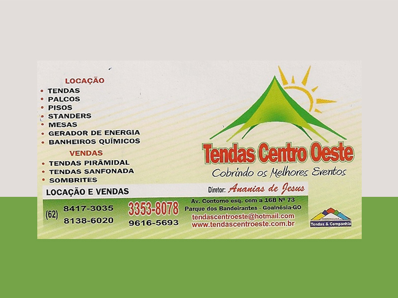 Logo de TENDAS CENTRO OESTE