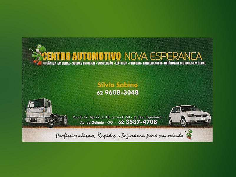Logo de CENTRO AUTOMOTIVO NOVA ESPERANÇA