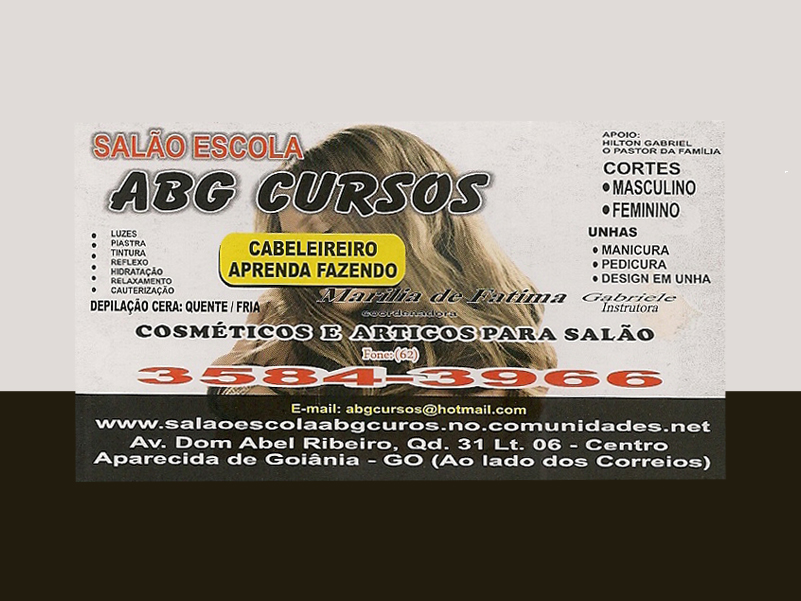 Logo de SALÃO ESCOLA ABG CURSOS
