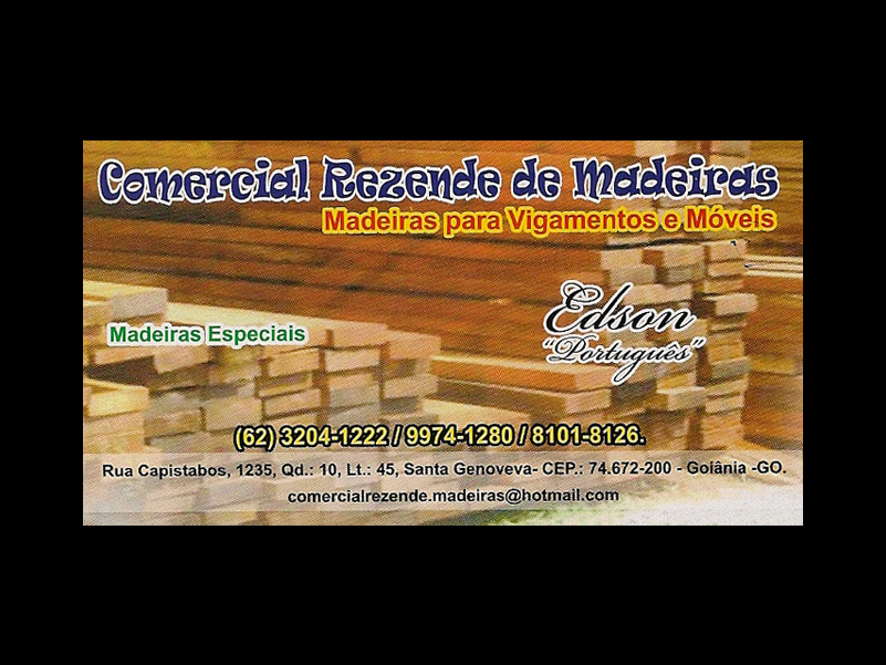 Logo de COMERCIAL REZENDE DE MADEIRAS