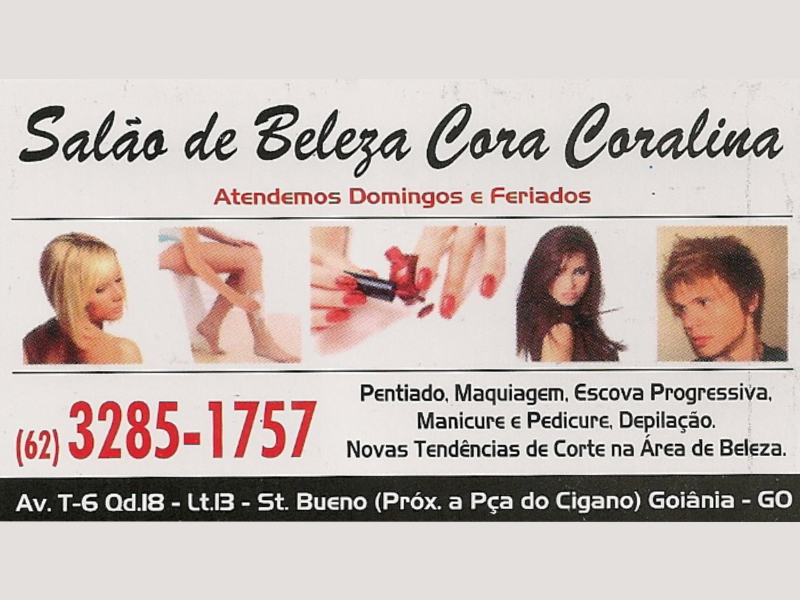 Logo de SALÃO DE BELEZA CORA CORALINA