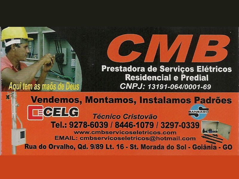 Logo de CMB - PRESTADORA DE SERVIÇOS ELÉTRICOS
