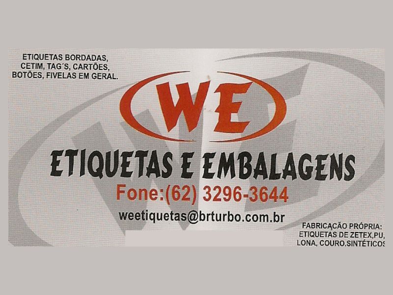 Logo de WE Etiquetas e Embalagens