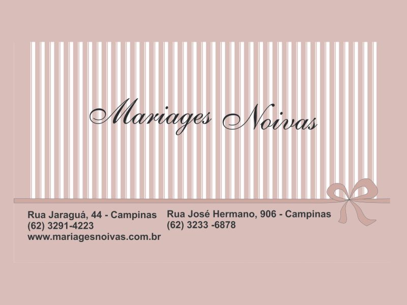 Logo de MARIAGES NOIVAS