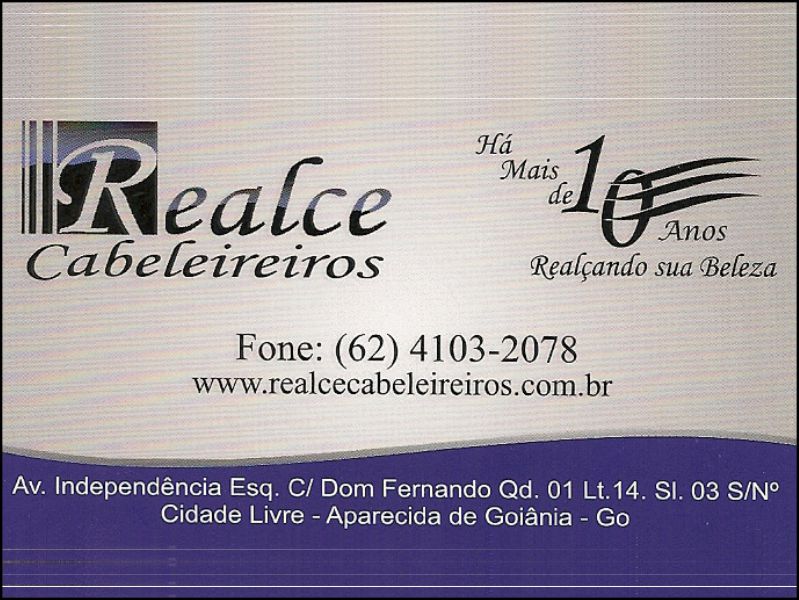 Logo de REALCE CABELEIREIROS