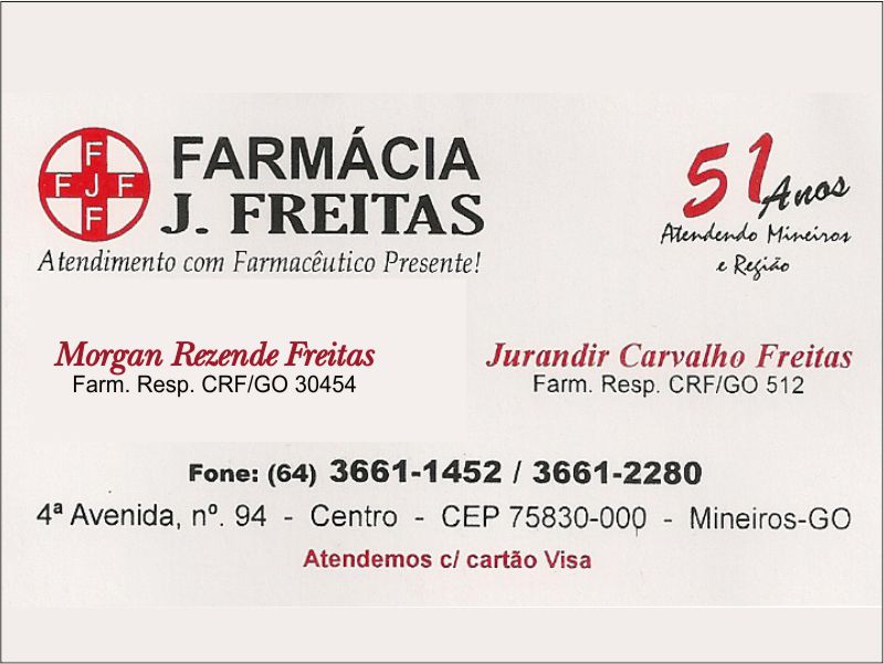 Logo de FARMÁCIA J. FREITAS