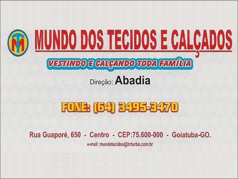 Logo de O MUNDO DOS TECIDOS