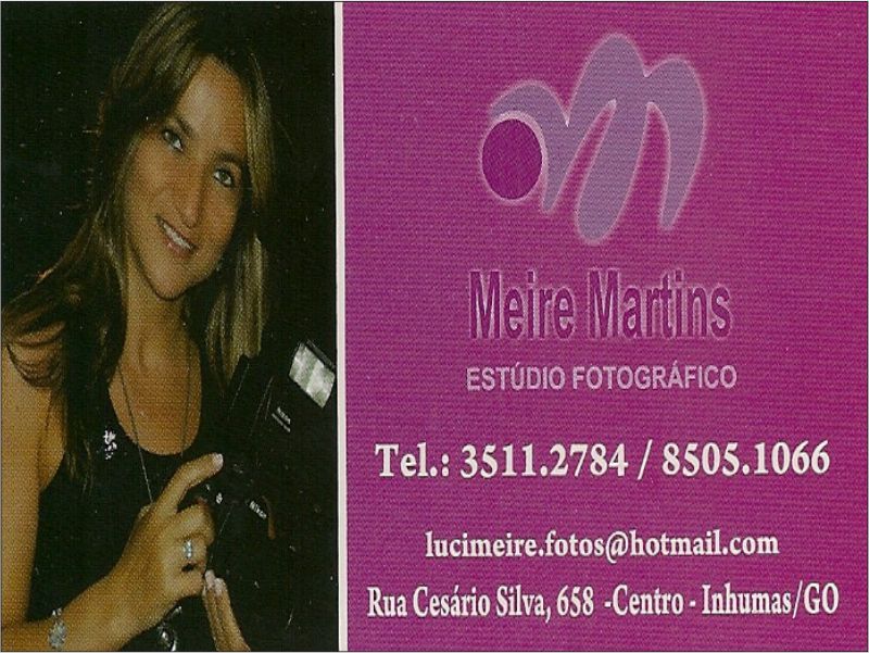 Logo de MEIRE MARTINS ESTÚDIO FOTOGRÁFICO