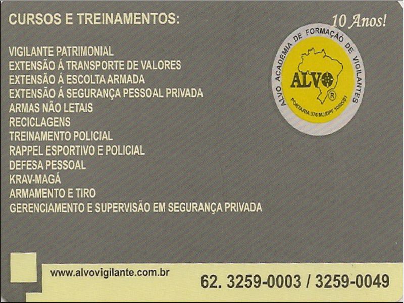 Logo de ALVO ACADEMIA DE FORMAÇÃO DE VIGILANTES