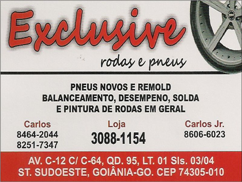 Logo de EXCLUSIVE RODAS E PNEUS