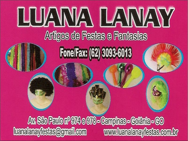 Logo de LUANA LANAY ARTIGOS DE FESTAS E ÉPOCAS
