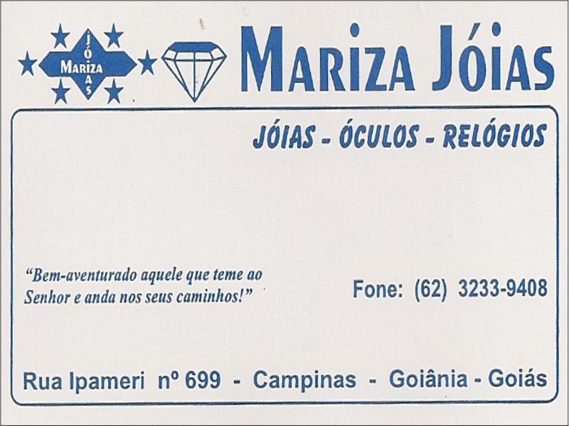 Logo de MARIZA JÓIAS