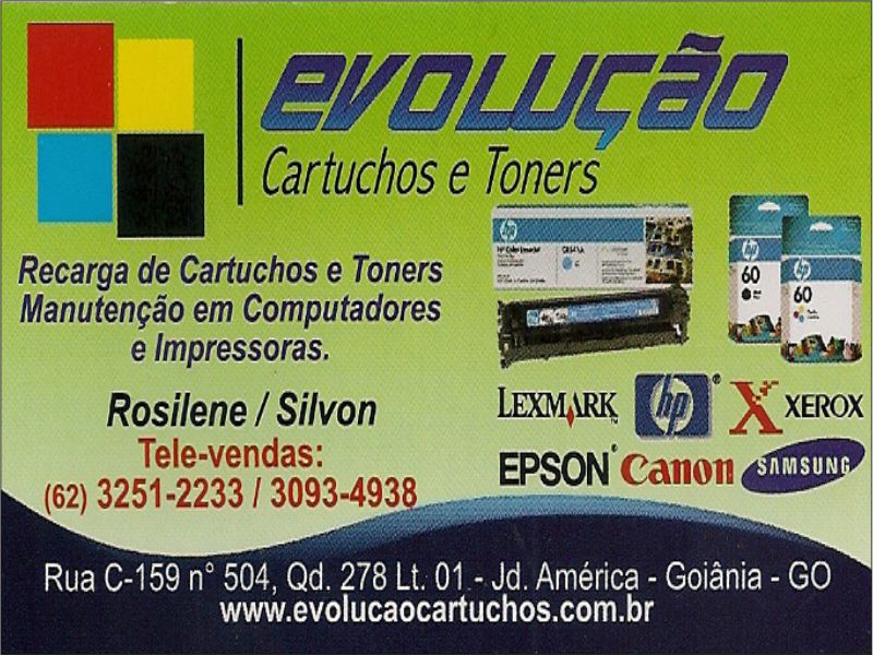 Logo de EVOLUÇÃO CARTUCHOS TONERS