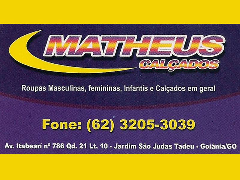 Logo de MATHEUS CALÇADOS E ESPORTES