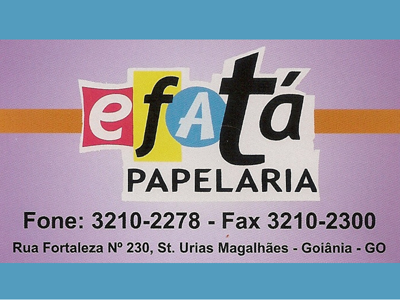 Logo de EFATÁ PAPELARIA
