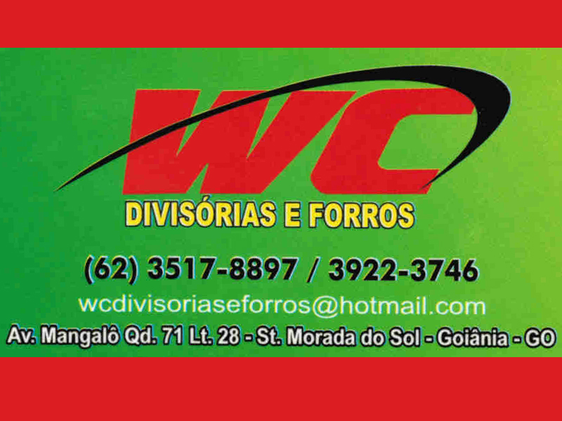 Logo de WC DIVISÓRIAS E FORROS