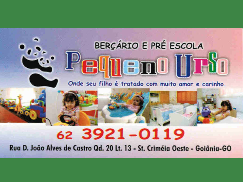 Logo de BERÇÁRIO E PRÉ-ESCOLA PEQUENO URSO