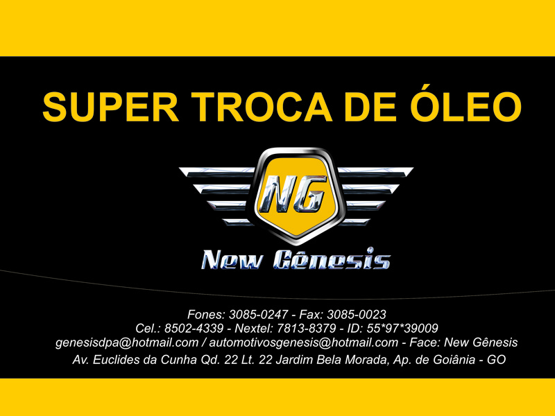 Logo de NEW GÊNESIS SUPER TROCA DE ÓLEO