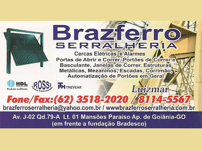 Logo de BRAZFERRO SERRALHERIA