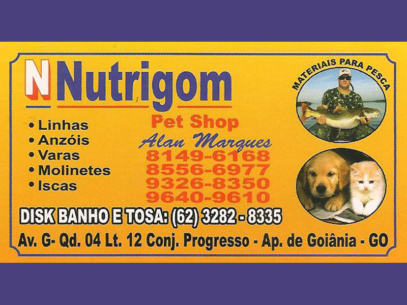Logo de NUTRIGOM PET SHOP