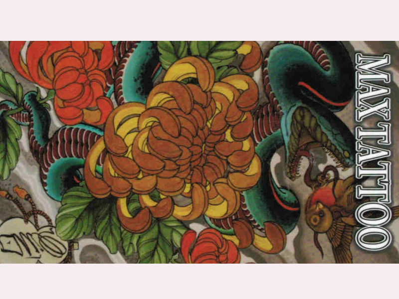 Logo de MAX TATTOO