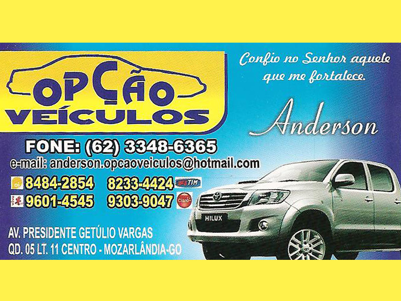 Logo de OPÇÃO VEÍCULOS