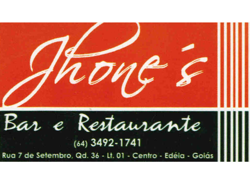 Logo de JHONE’S BAR E RESTAURANTE