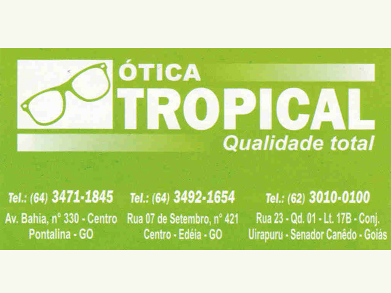 Logo de ÓTICA TROPICAL