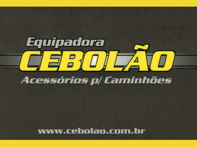 Logo de EQUIPADORA CEBOLÃO ACESSÓRIOS E EQUIPAMENTOS PARA CAMINHÕES