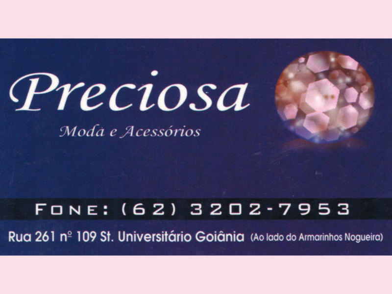 Logo de PRECIOSA MODA E ACESSÓRIOS