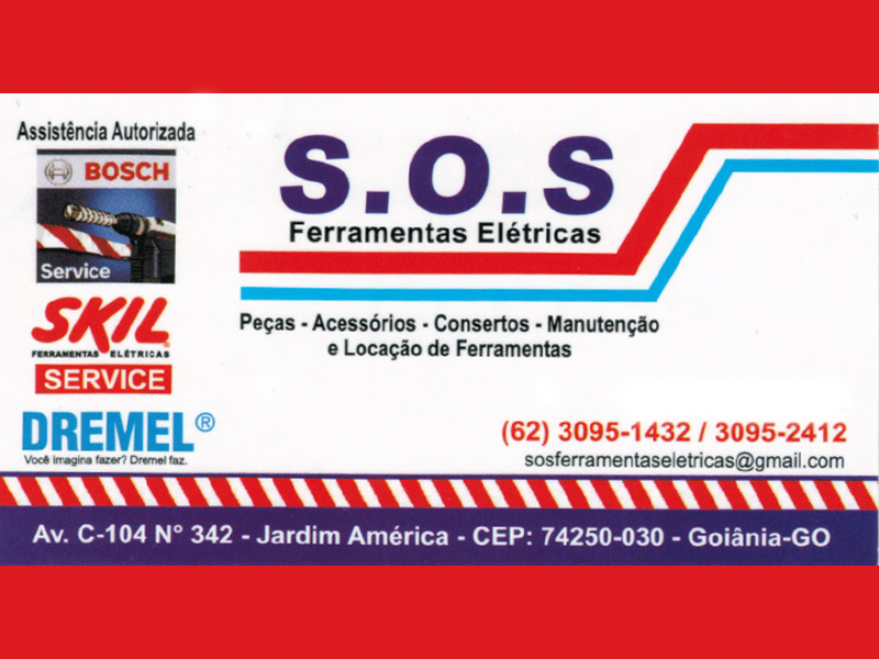 Logo de S.O.S FERRAMENTAS ELÉTRICAS