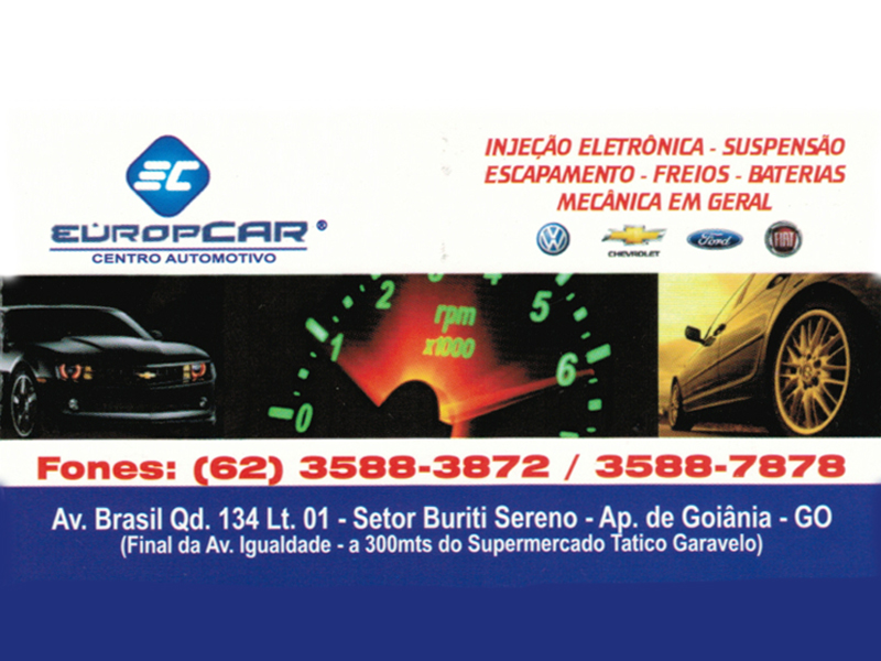 Logo de EUROPCAR CENTRO AUTOMOTIVO