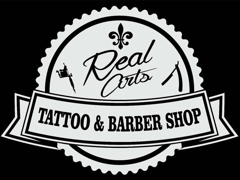 Logo de REAL ARTS TATTOO & BARBER SHOP