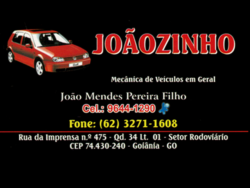 Logo de JOÃOZINHO CENTRO AUTOMOTIVO